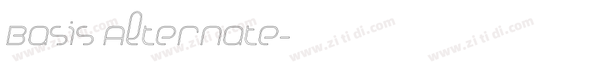 Basis Alternate字体转换